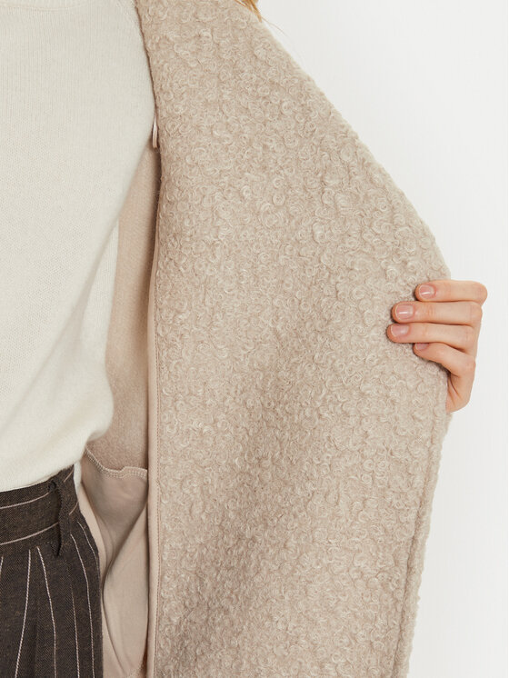 Gina Tricot Gina Tricot Зимно палто 24039 Бежов Oversize