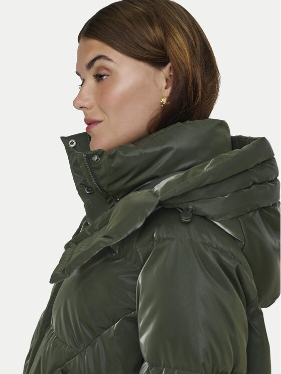 ONLY ONLY Kurtka zimowa Bergen 15351969 Zielony Oversize