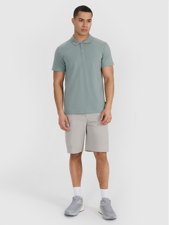 4F 4F Polo MIDSHOP TEXTILE Khaki Regular Fit