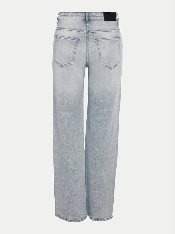 Noisy May Noisy May Jeans hlače Yolanda 27030830 Siva Wide Leg