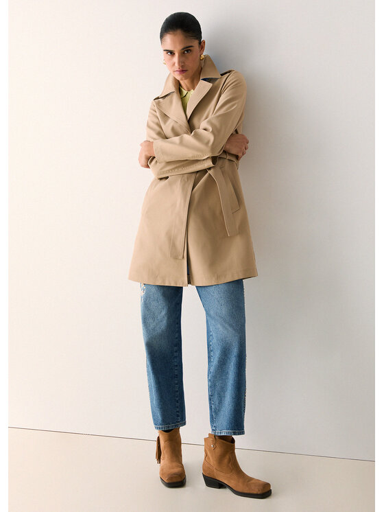 Liu Jo Liu Jo Trench WA6532T3929P9774 Beige Regular Fit