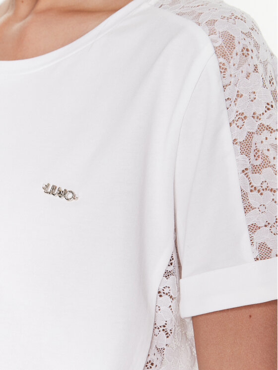 Liu Jo Sport Liu Jo Sport Μπλουζάκι TA3174 J5003 Λευκό Regular Fit