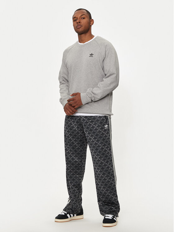 adidas adidas Суитшърт Trefoil Essentials IX7677 Сив Regular Fit