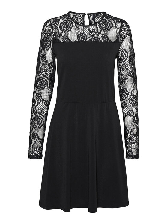 Vero Moda Vero Moda Vsakodnevna obleka 10296124 Črna Regular Fit