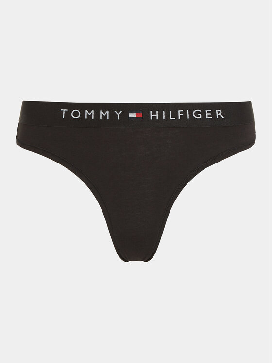 Tommy Hilfiger Tommy Hilfiger Stringi UW0UW04146 Melns