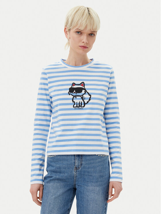 KARL LAGERFELD KARL LAGERFELD Μπλουζάκι A1W17137 Μπλε Regular Fit