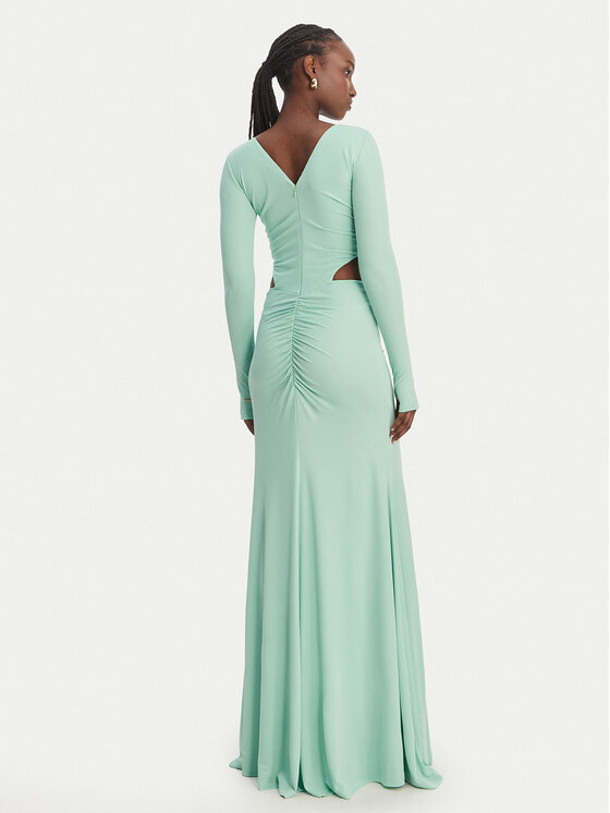 Just Cavalli Just Cavalli Rochie de seară 80PAO922 J0253 Verde Slim Fit