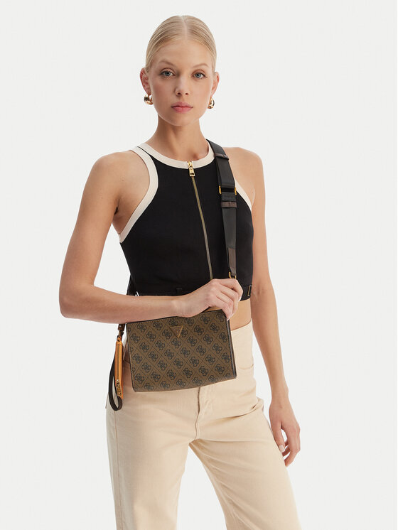 Guess Guess Torbica za okrog pasu HMMILO P6157 Rjava