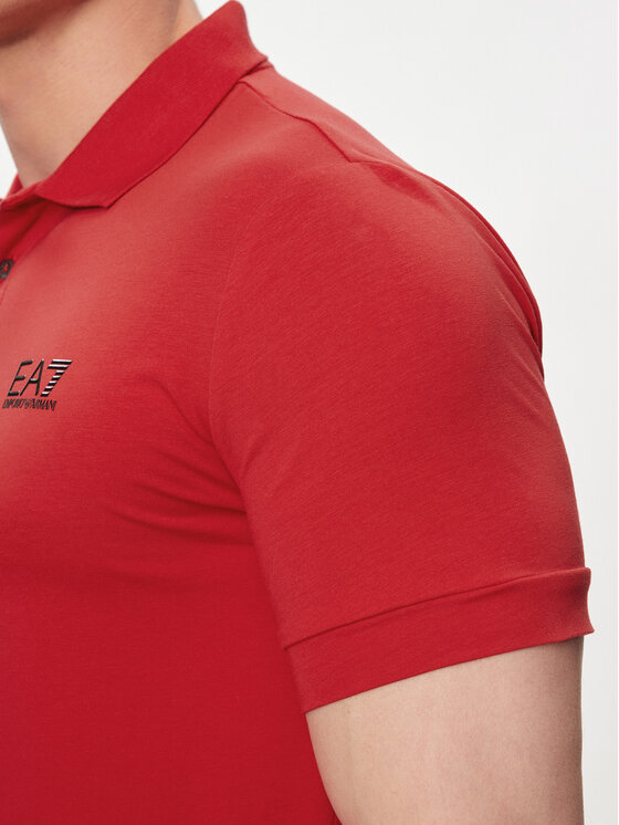 EA7 Emporio Armani EA7 Emporio Armani Polo 8NPF04 PJM5Z 1461 Crvena Regular Fit