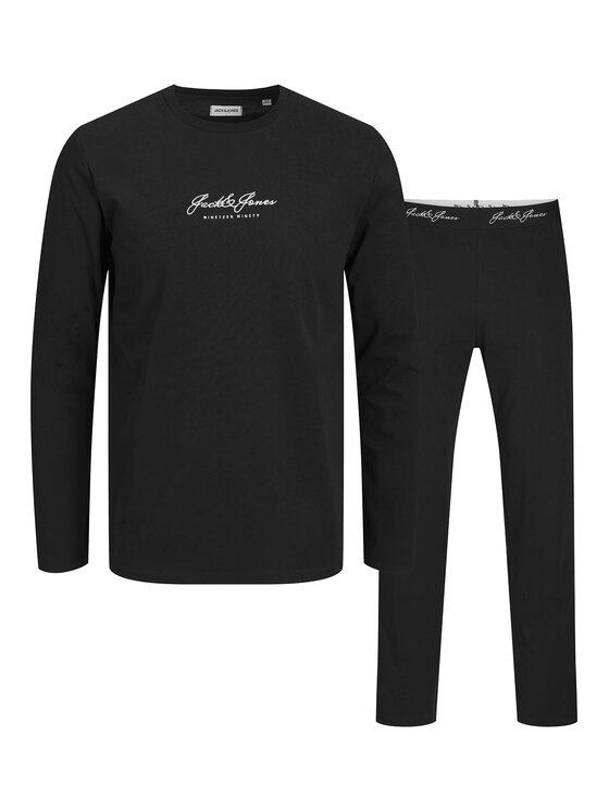Jack & Jones Jack & Jones Pižama Clyde 12286555 Juoda Loose Fit
