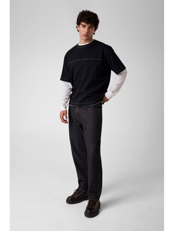 Guess Guess T-Shirt 183255 Czarny Classic Fit