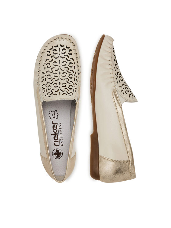 Rieker Rieker Mocassini CEO-L6350-60 Beige chiaro