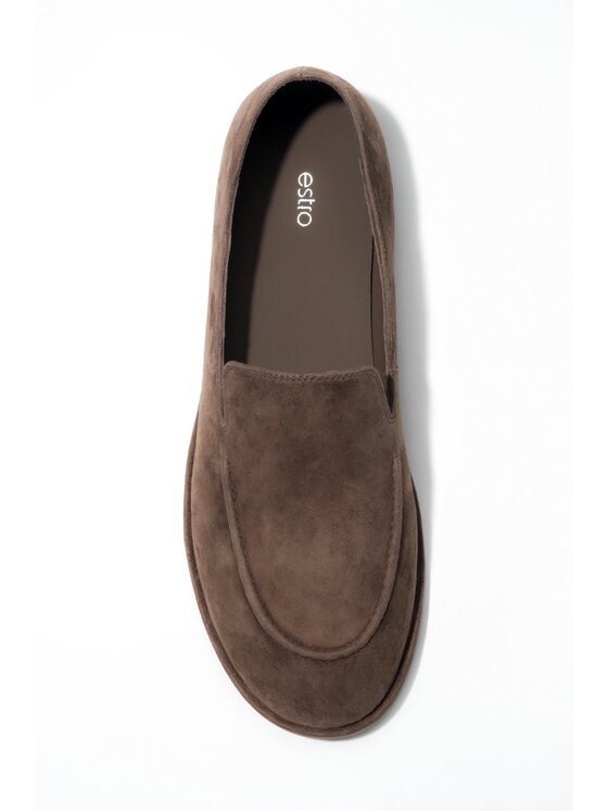 Estro Estro Μοκασίνια ER00119021 Σκούρο καφέ