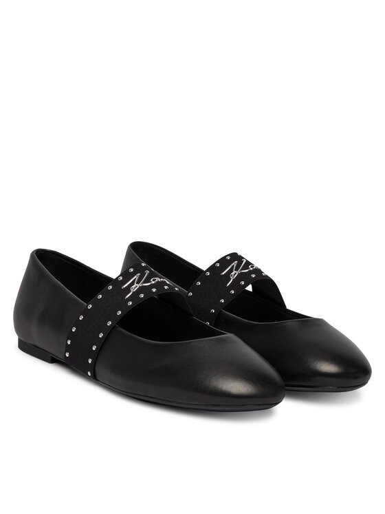 KARL LAGERFELD KARL LAGERFELD Balerina Karo KL40126A Fekete