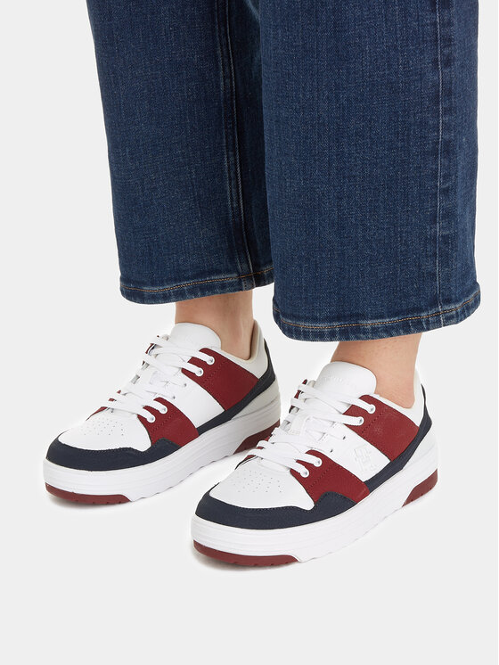 Tommy Hilfiger Tommy Hilfiger Tossud Th Lo Basket Sneaker FW0FW07309 Sinine