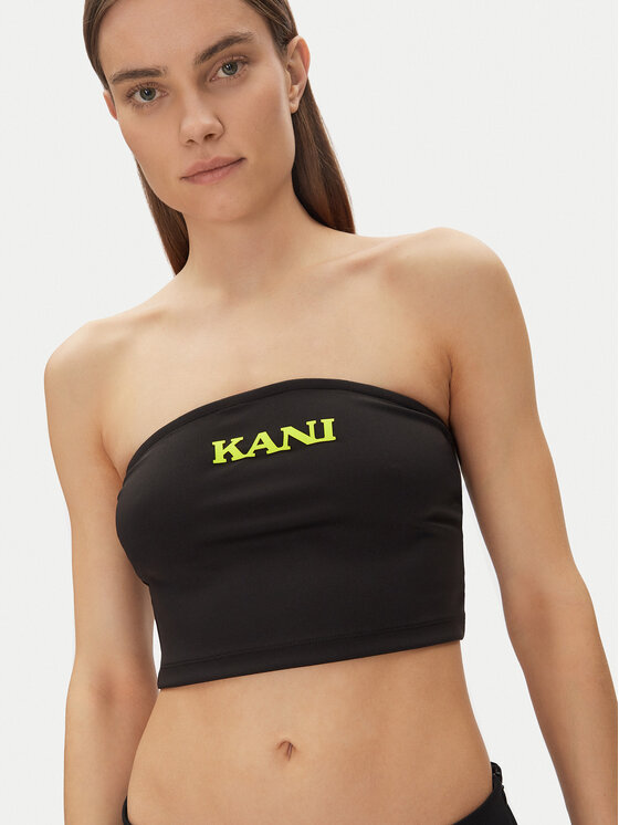 Karl Kani Karl Kani Top Retro Bandeau 61310127 Črna Slim Fit