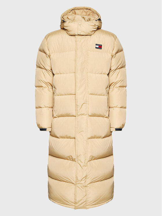 Tommy Jeans Tommy Jeans Vatovaná bunda Alaska DM0DM14397 Béžová Loose Fit