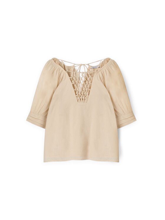 Motivi Motivi Blusa 2792W000732N011 Écru Regular Fit