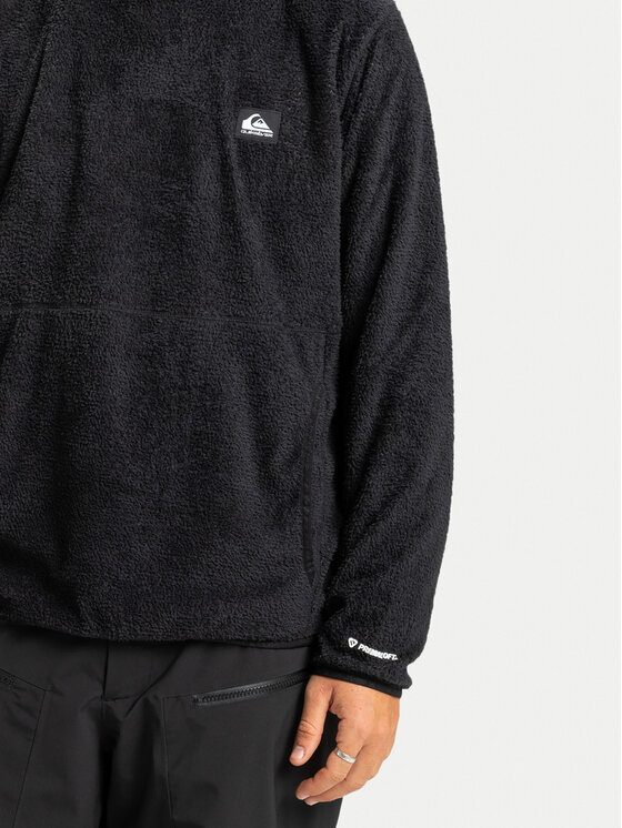 Quiksilver Quiksilver Флісовий реглан Warm Up Hoodie EQYPF03079 Чорний Regular Fit