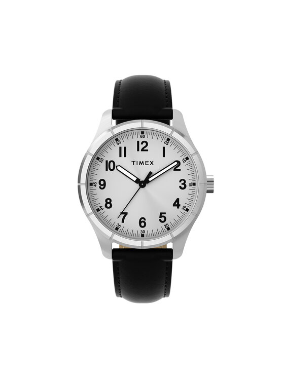 Timex Timex Ročna ura Main Street TW2Y16000 Črna