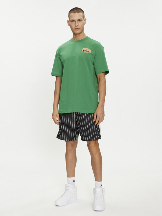 Puma Puma T-krekls For The Fanbase Graphic 624395 Zaļš Relaxed Fit