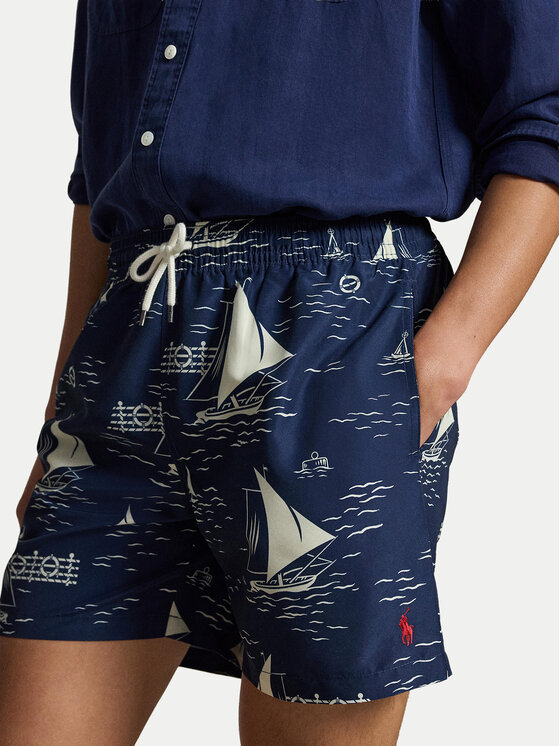 Polo Ralph Lauren Polo Ralph Lauren Плувни шорти 710B18029001 Тъмносин Regular Fit