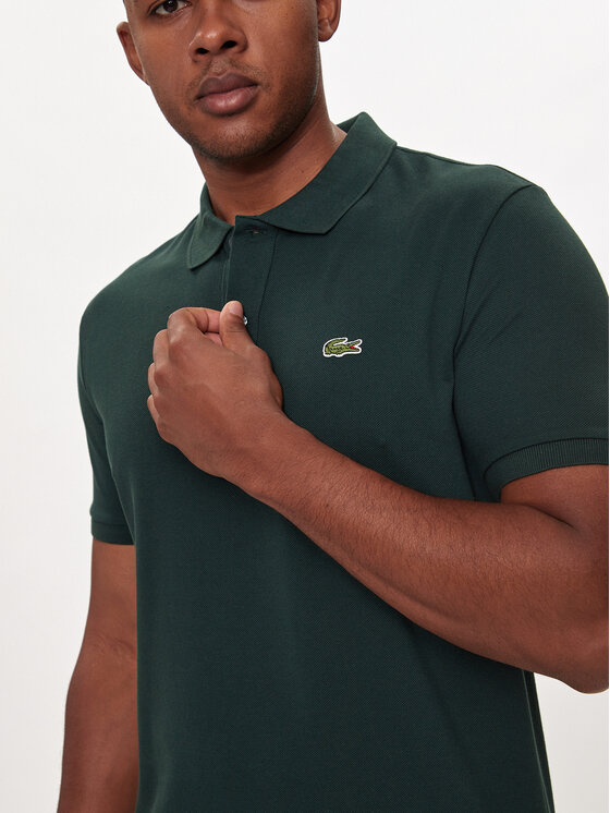 Lacoste Lacoste Polo marškinėliai PH4012 Žalia Slim Fit