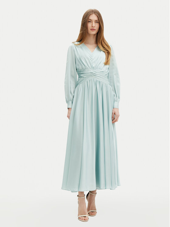 Guess Guess Večerné šaty W5PK1X WD8G2 Zelená Regular Fit