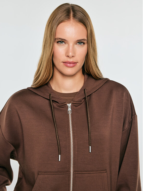 BIG STAR BIG STAR Bluza LUNARASAH Brązowy Basic Fit
