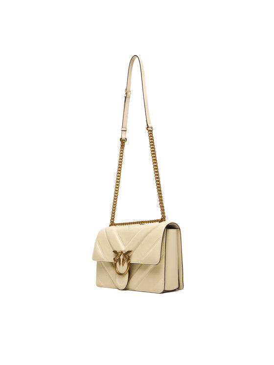 PINKO PINKO Rankinė Love One Classic Light Dc Al 25-26 PLTT 104549 A2OS Écru