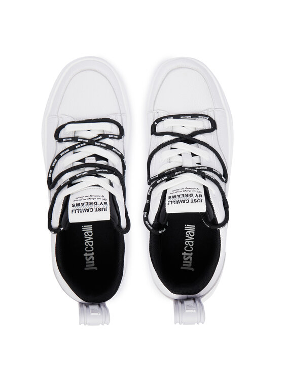 Just Cavalli Just Cavalli Снікерcи 81QA3SE3 ZPC39 Білий