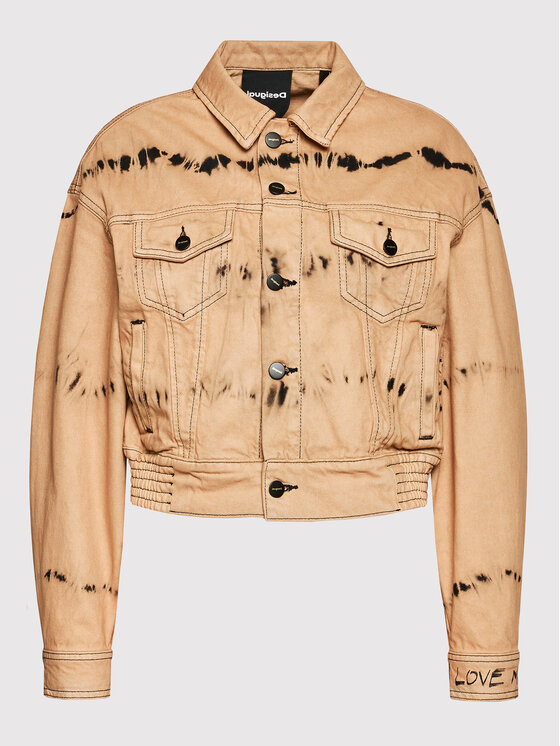 Desigual Desigual Farmer kabát Pasadena 22SWED19 Barna Oversize