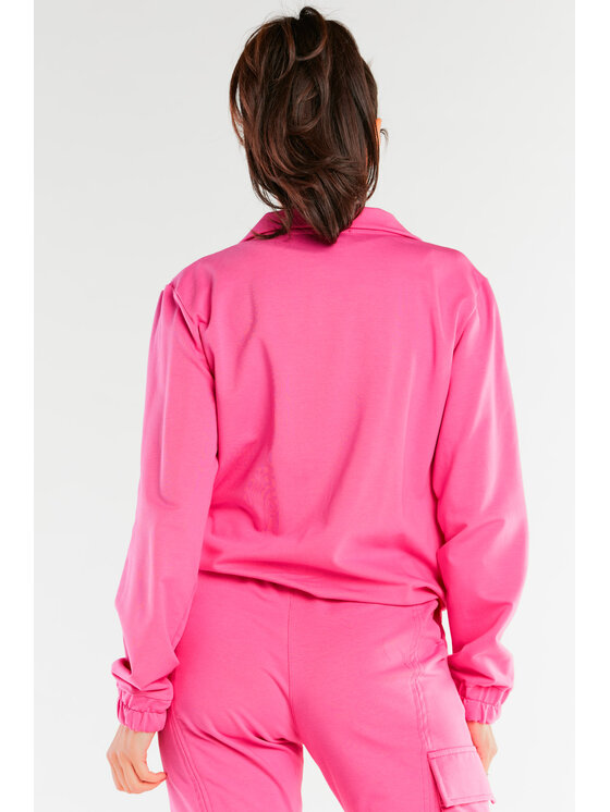 Infinite You Infinite You Bluza M246 Fioletowy Basic Fit