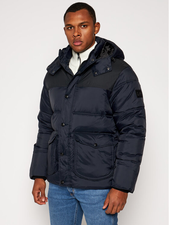 Lee Giubbotto piumino Puffer L86NSZ01 Blu scuro Regular Fit • Modivo.it