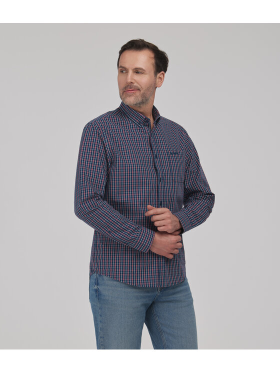 Lee Cooper Lee Cooper Koszula jeansowa LARS Niebieski Regular Fit