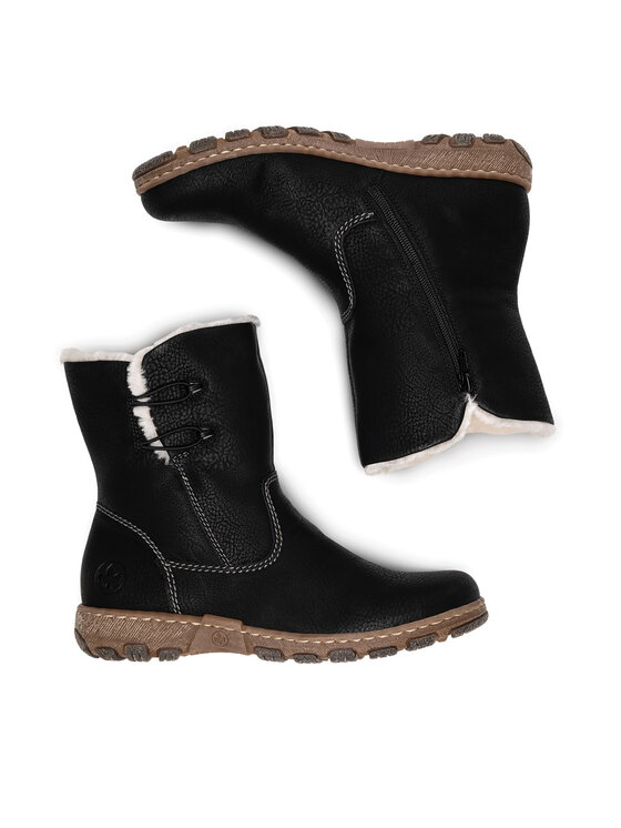 Rieker Rieker Botine Z0172-00 Negru