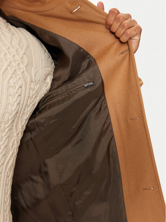 JOOP! JOOP! Volneni plašč 17 JC-21Maron 30044311 Rjava Regular Fit