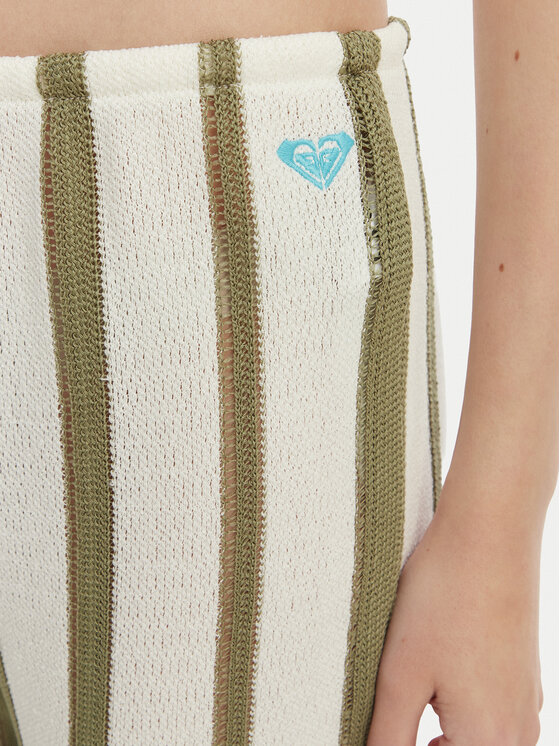 Roxy Roxy Auduma bikses Nalu Sunset ERJX603504 Balts Regular Fit