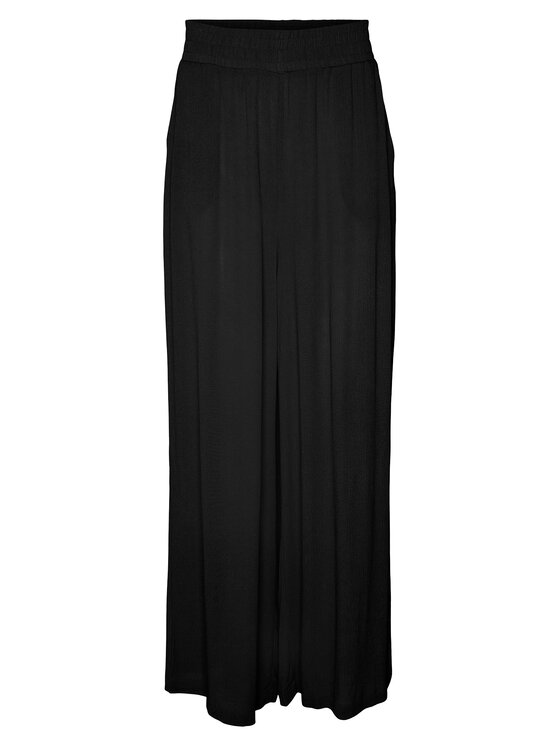 Vero Moda Vero Moda Palazzo kalhoty Menny 10282478 Černá Wide Leg