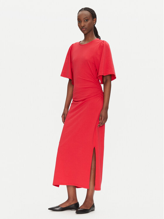 Bruuns Bazaar Bruuns Bazaar Sukienka codzienna Nathala BBW4560 Czerwony Regular Fit