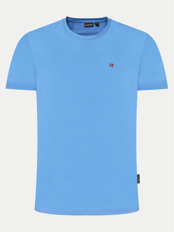 Napapijri Napapijri T-Shirt Salis NP0A4H8D Niebieski Regular Fit