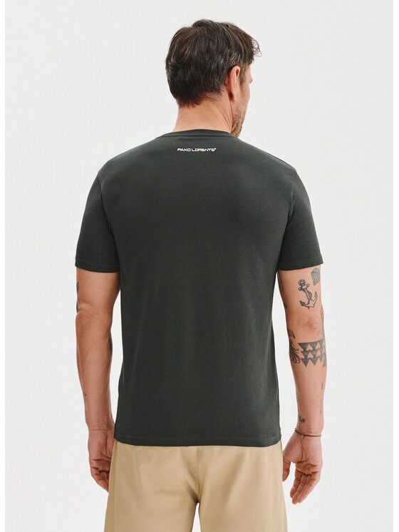 Pako Lorente Pako Lorente T-Shirt P25SF-TT-003 Zielony Regular Fit