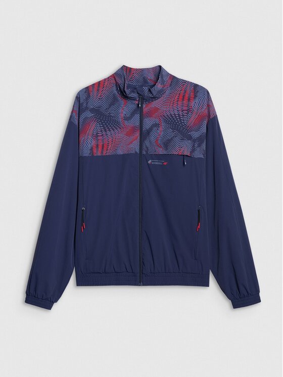 4F 4F Giacca di transizione 4FRAW25TSWSM2483-31S Blu scuro Regular Fit