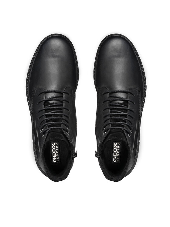 Geox Geox Schnürschuhe U Ghiacciaio U36DGD 000CL C9999 Schwarz
