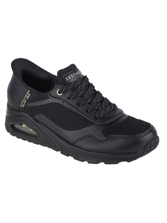 Sneakersy, rozmiar 41, Czarne, Skechers Uno-Slip-In Air