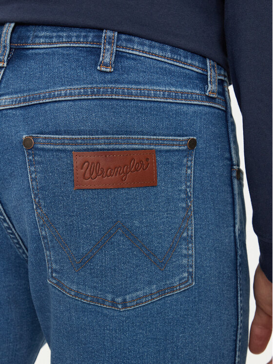 Wrangler Wrangler Jeansy Larston 112356821 Niebieski Slim Fit