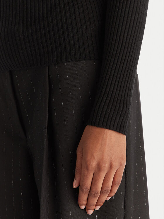 ACCESS FASHION ACCESS FASHION Sveter 54-8048 Čierna Slim Fit