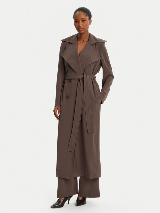 BARDOT Trencz Kira Trench Coat 57053JB3 Brązowy Regular Fit