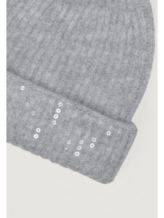 Pieces Pieces Berretto Pcjulietta Sequins Hood Bc Grigio