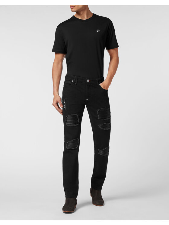 PHILIPP PLEIN PHILIPP PLEIN Jeansy 9233 Černá Skinny Fit